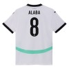 Maglia ufficiale Austria Alaba 8 Trasferta Euro 2024 per Uomo